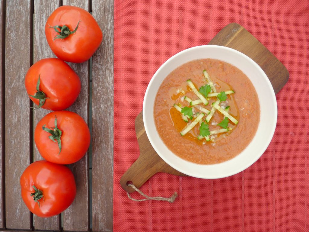 Španělské gazpacho - studená polévka - Ochutnejte svět
