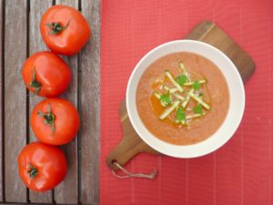 Španělské GAZPACHO: studená rajčatová polévka