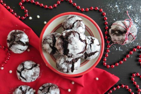 Čokoládové CRINKLES: Vánoční popraskané cookies