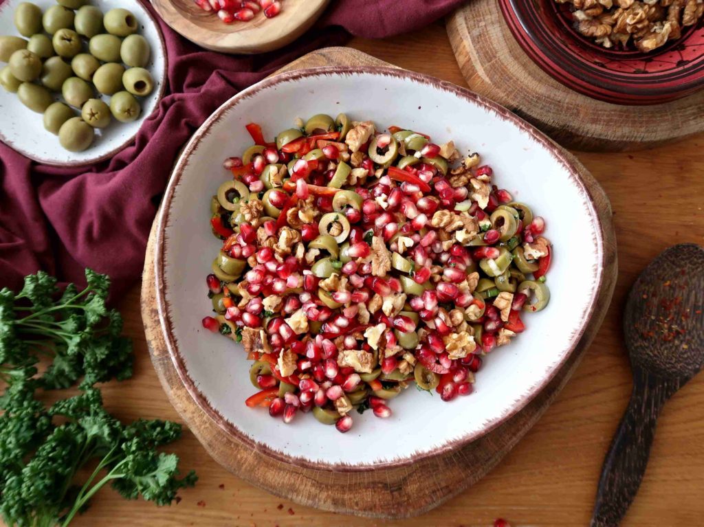 Turecký olivový salát